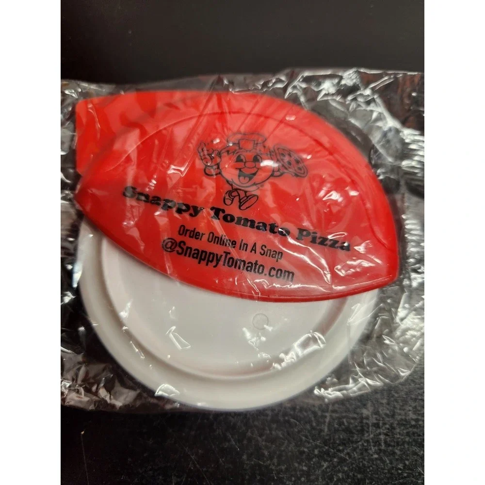 Snappy Tomato Pizza Pizza Cutter Red White Promotional Restaurant Merchandise